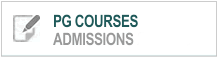 PG Courses Admissions 2015-16